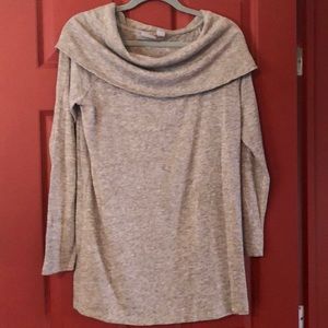 Off shoulder sweater